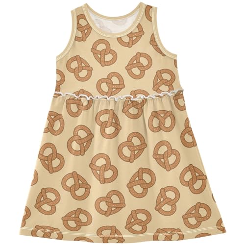 Girls Dress Sleeveless Long Sleeve Kids Toddler Little Big Girl Casual Dresses for 2-8 Years