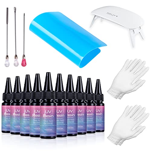 300g Résine UV à Durcissement Rapide Cover