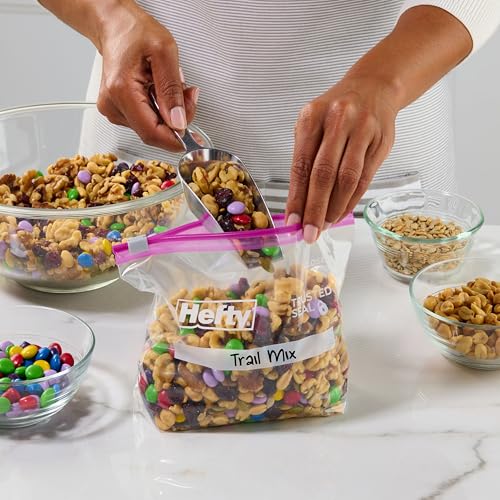 Hefty Slider Kitchen Storage Bags, Quart Size, 20 Count - image 2