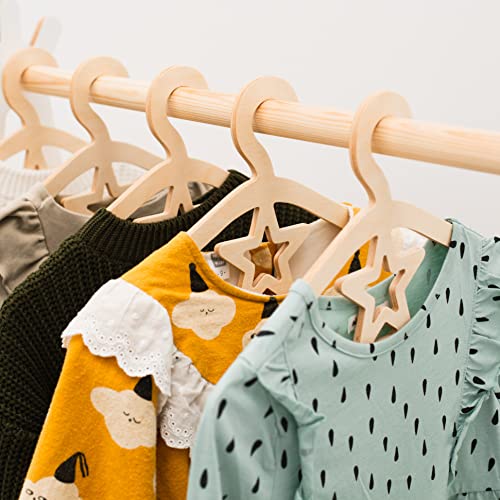 Wooden Toddler Clothes Hangers Baby Hangers Clothing Rack