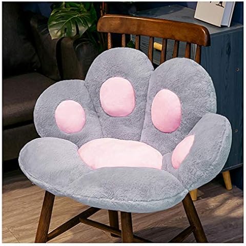 ELFJOY Bequemes Stuhlkissen, Plüsch-Katzenpfoten-Kissen, faules Sofa-Sitzkissen Cover