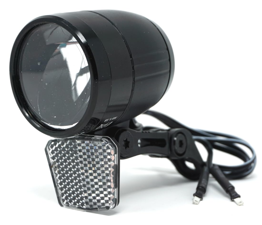 Fahrradlicht LED Scheinwerfer 100 Lux mit Sensor Schalter und Standlicht Fahrradlampe mit StVZO Zulassung
