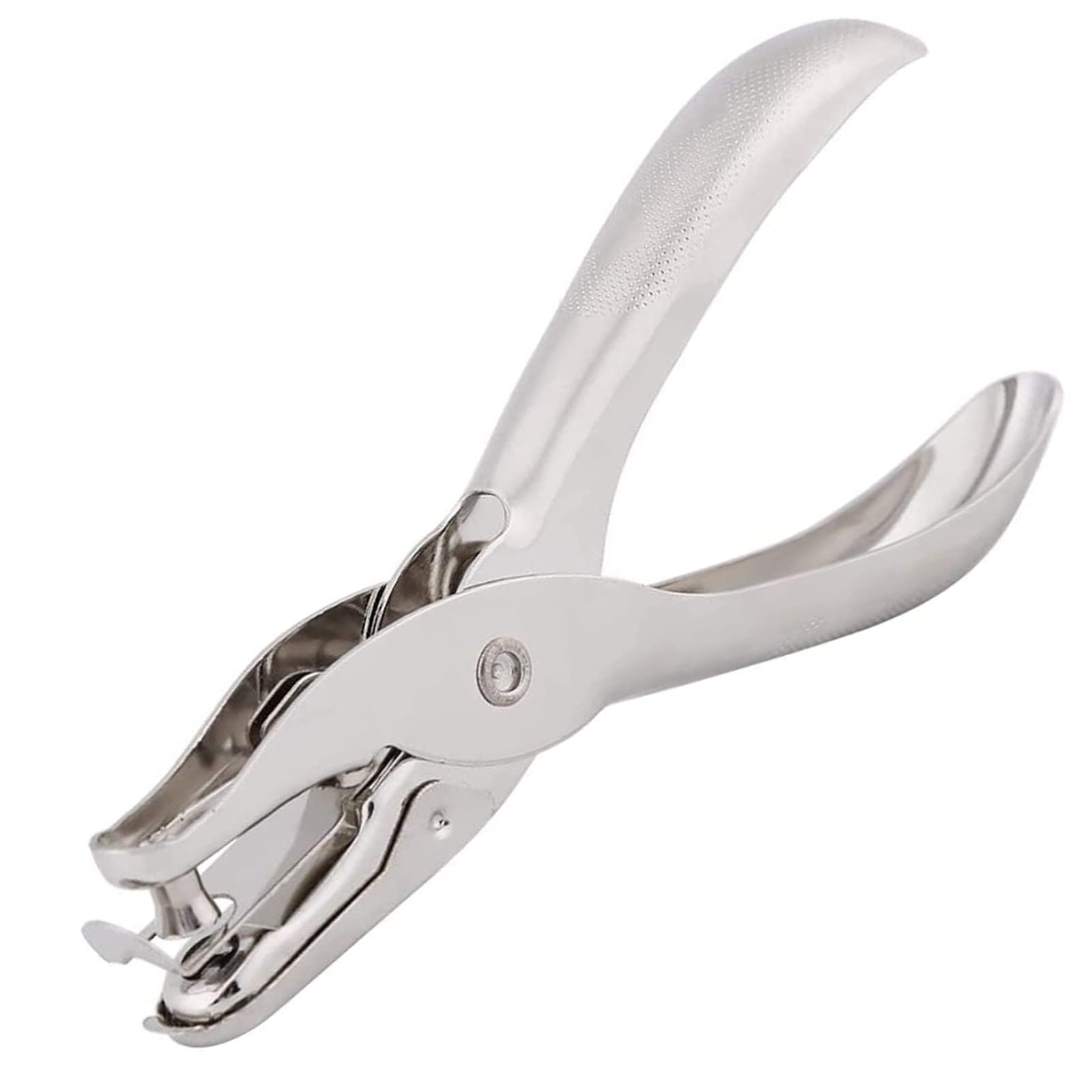 BLBK 6mm Single Hole Punch, Metal Hand Held Puncher, Heavy Duty Puncher for Organizing Documents