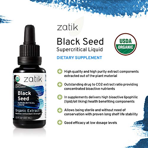Zatik Organic Black Seed Extract, 1 Fz #TOP2