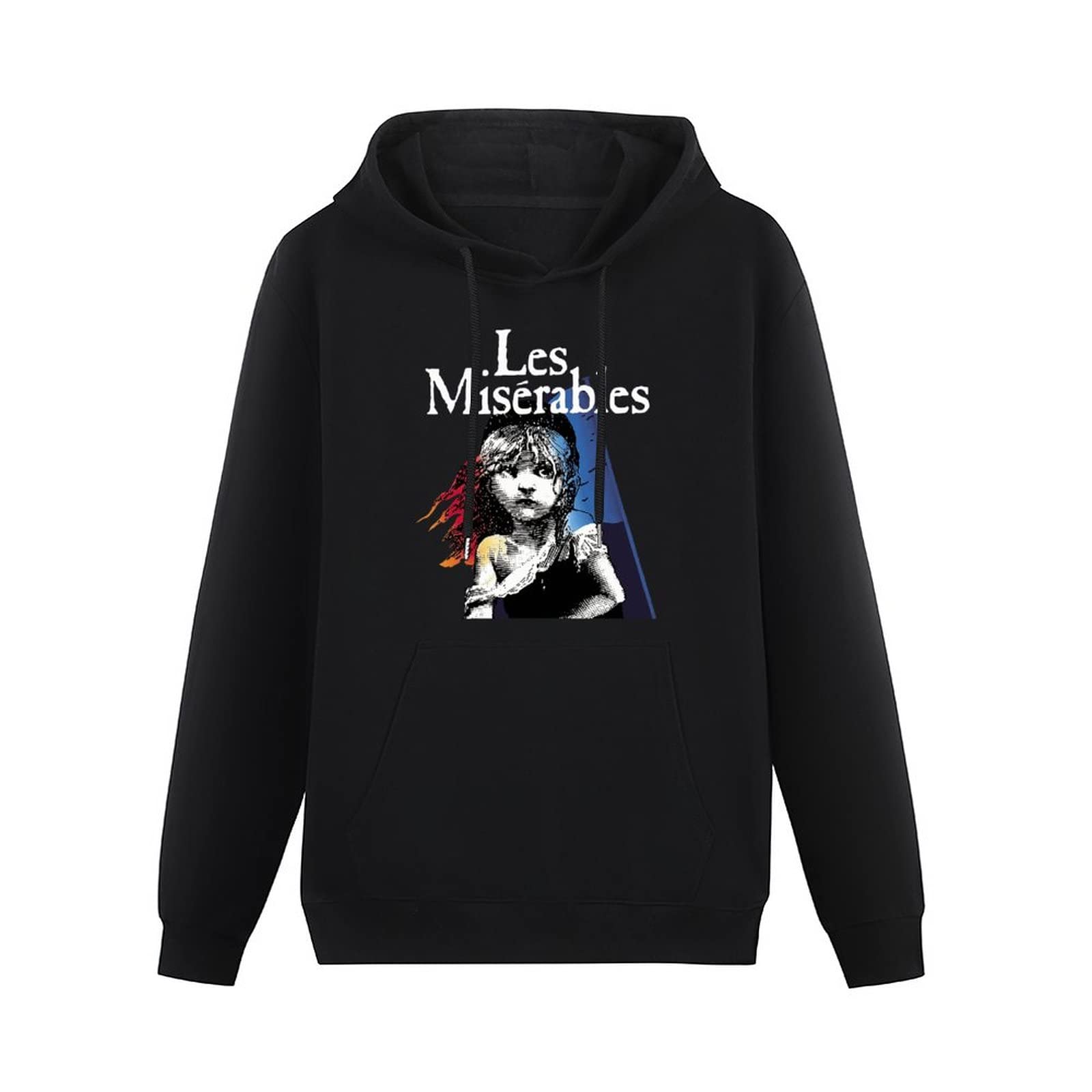 Besiege Black Les Miserables Hoodies Pullover Hoody Sweatershirt M