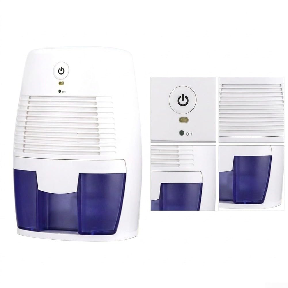 Deumidificatore Elettrico per mini per Ambienti Umidi - Rimuove e in Camera da per soggiorno Garage - Tecnologia Assorbente 500ml