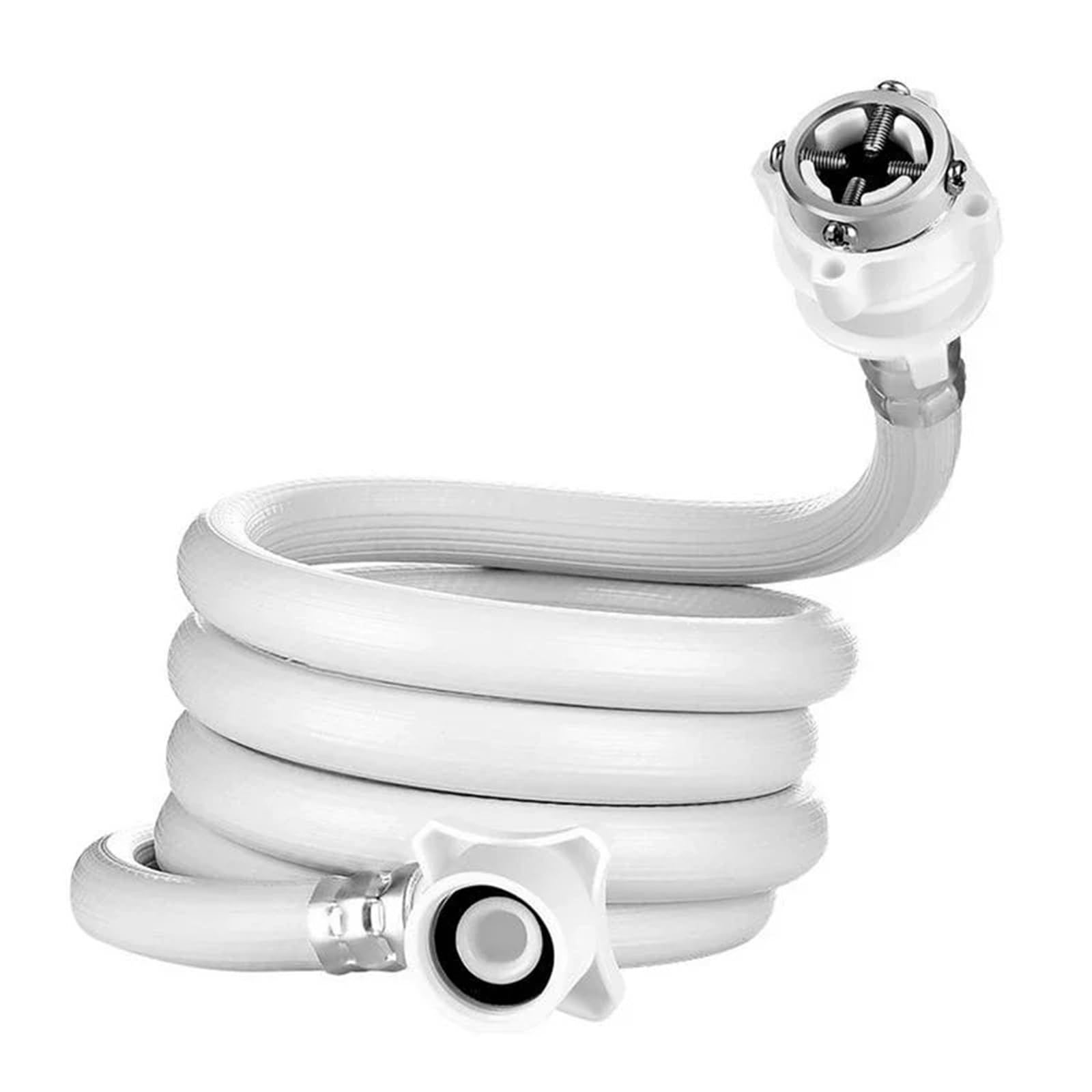 Tubo Desague Lavadora Lavadora automática de baño con Tubo de Entrada de Agua roscado de 4 Puntos, tubería de Agua Alargada for Lavadora.(3.0M)