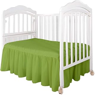 Amazon Com Crib Bed Skirts Green Bed Skirts Crib Bedding Baby