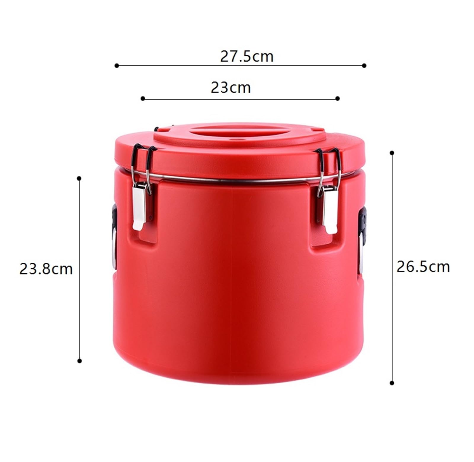Contenitore for zuppa isolato commerciale in acciaio inossidabile secchio termico