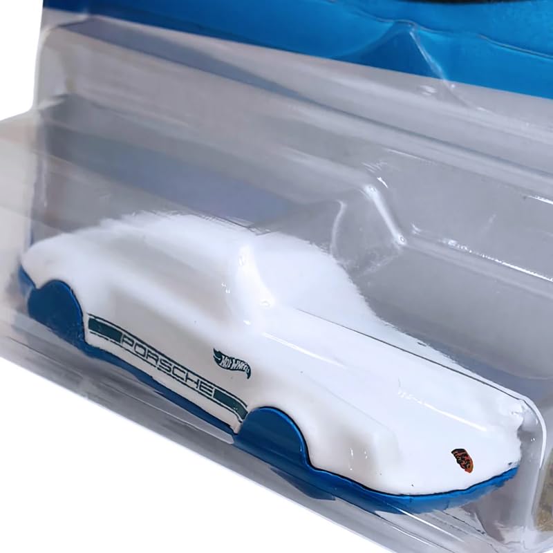 Hot Wheels Porsche 911 Carrera Experimotors for Ages 3 and Up (White)
