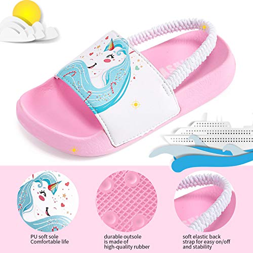 image for ASHION Toddler Sandals Girls Summer Beach Slides Water Shoes Slipper f