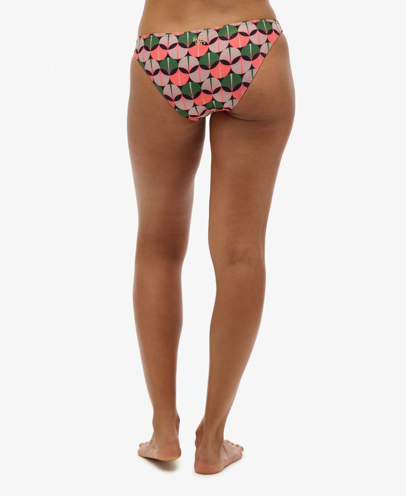 Superdry Damskie klasyczne majtki bikini z nadrukiem