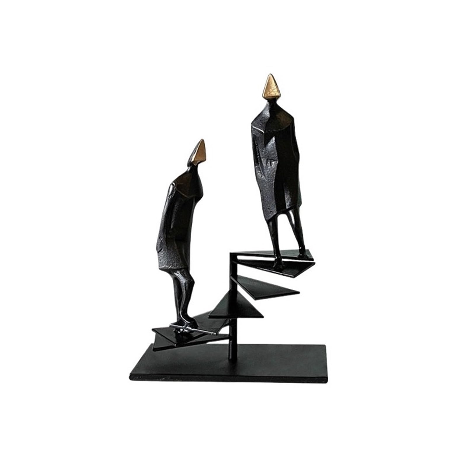 FZL02068LM Sculpture Creative Metal Abstract Art Figurine Home Study and Office Decoration Decor