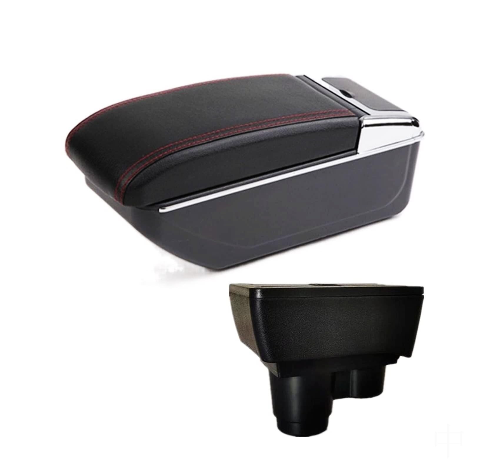 GTDTKGANAK Storage Box For Dacia For Duster 2018-2022 Center Console Armrest Storage For Box with USB(B1 No Usb)