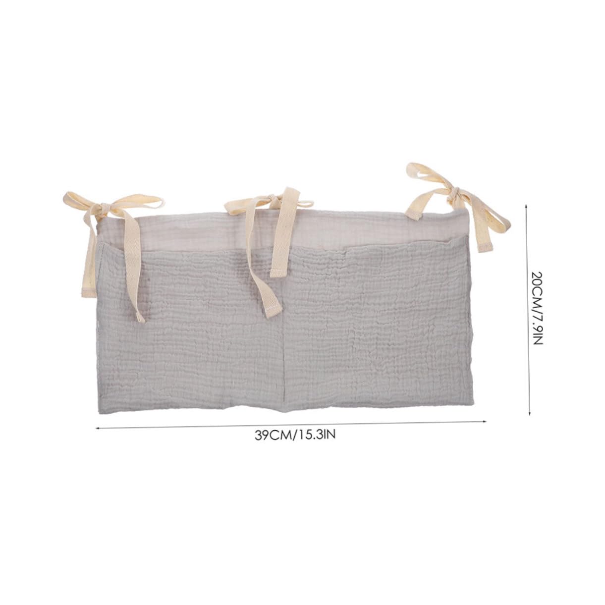 ERINGOGO Efficient Storage Cotton Baby Bedside Hanging Bag Stroller Portable Mesh Bag Diaper Storage Organizer Crib Diaper Caddy