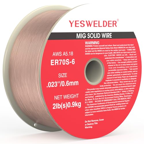 YESWELDER ER70S-6 Carbon Steel MIG Wire 0.023 in 2 lb