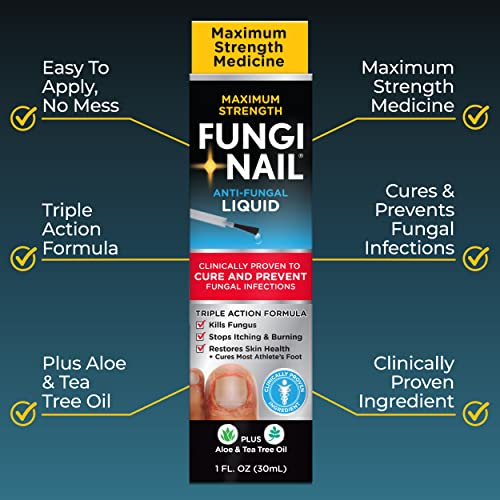 Image of Fungi-Nail Anti-Fungal Liquid Solution, 1 Fl Oz, 2 Pack