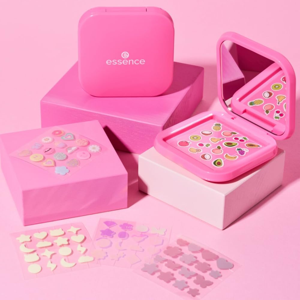 essence Plasterki na niedoskonałości spot squad PIMPLE PATCHES, ochrona, naturalny, intensywny kolor, holograficzny (80pcs)