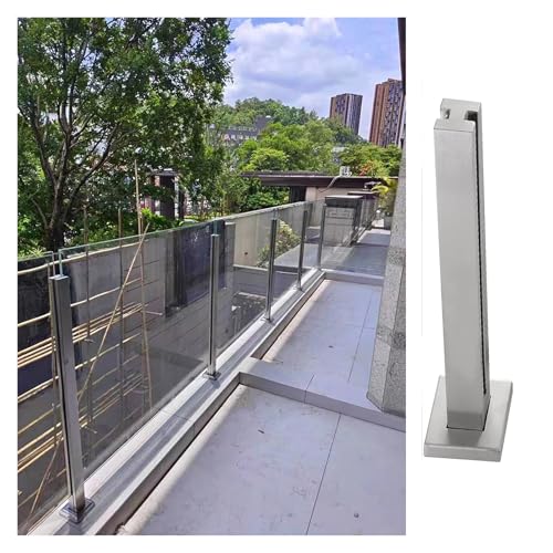 GHFXSCV Stainless Steel Balustrade Posts for Outdoor Deck Patio & Stair RailingsHeavy Duty Durable Railing System WeatherResistant Guardrail for Safety & Style