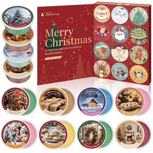 Scent-Hi Duftwachs für Duftlampe, Weihnachtlich Duftwachswürfe, 12 Stück...