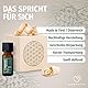 Alpenherz Zirbenwürfel Set - Zirbenöl 10 ml naturrein aus Österreich - Zirbenholz Würfel Duftspender Zirben Duft Holz Deko Zirbe Geschenke Yoga Zirbelkiefer Zirbenset (Lebensblume, Blume des Lebens)