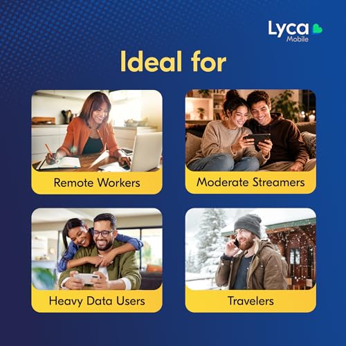 Image of Lyca Mobile USA Prepaid 5G /4G SIM Card | $29 Plan | Unlimited Talk, Text & Data | 15GB High Speed Data (10GB Hotspot) | 30 Days