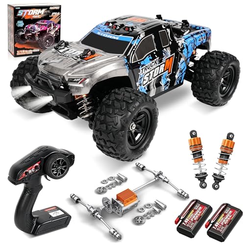 JOYTREKY Voiture TéLéCommandéE - 1:18 Voiture Rc 40 KMH Haute Vitesse 4WD 2.4 Ghz Tout Terrain Camion Tout Terrain Hobby Grade avec Deux Batteries...