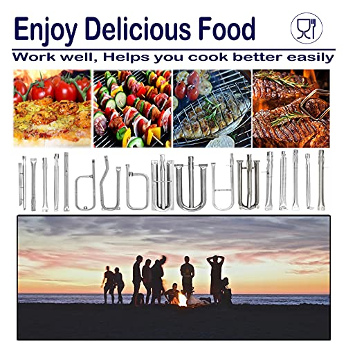 Youfire Gas Burner Tubes Stainless Steel 16.5" Bbq Pipe Burners Grill Replacement Parts For North American Outdoors Models, Fits Perfect Flame Gas Grill Models #TOP5