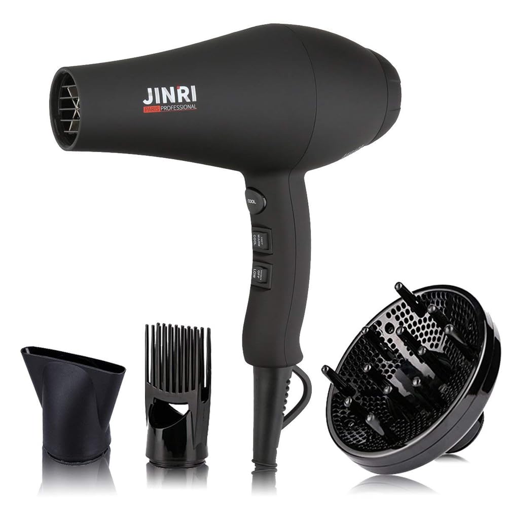 JINRI Ionic Hair Dryer with Comb