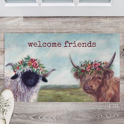 Primitives-by-Kathy-Welcome-Friends-Rug Primitives by Kathy Welcome Friends Rug