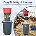 DETODDA 6.6 Gallons Corn Grinder Mill, Dry Grain Mill Grinders Electric, Farm Home Wheat Grinder for Spice Rice Feed Flour Cereals, 7 Sizes Sieves (25L)