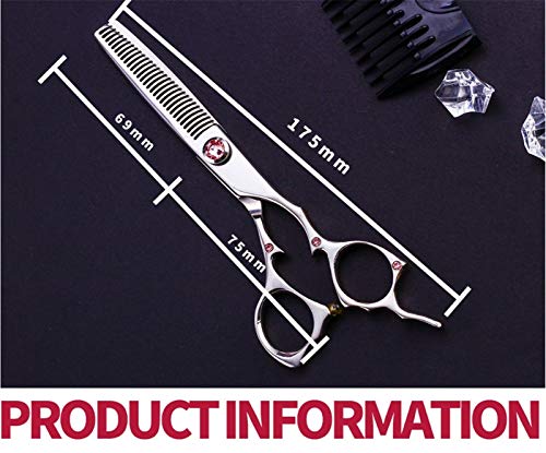 Ciseaux amincissants de coiffure en acier 6 pouces double queue
