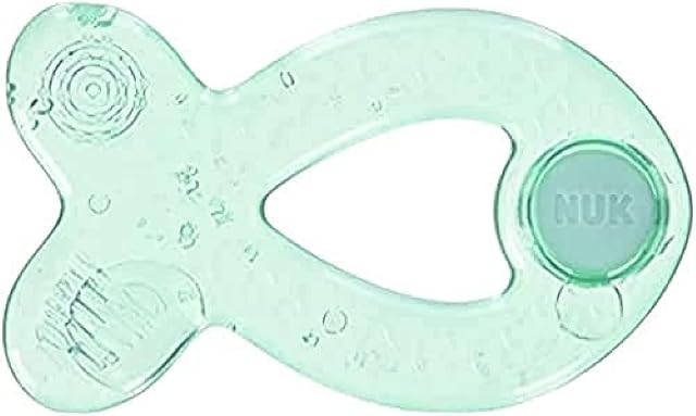 NUK 10256450 Extra Cool pierścień do gryzania z efektem chłodzenia i masażu, od 3. miesiąca życia, 1 sztuka, wielokolorowy