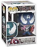 100% auténtico Marvel Venom Venomized Captain America Bobblehead Pop! Vinyl Figura