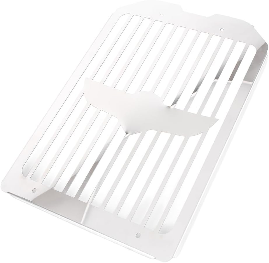 Three T Motorcycle Stainless Steel Radiator Grille Cover Guard Protector for Kawasaki Vulcan VN1500 Meanstreak 2002-2008