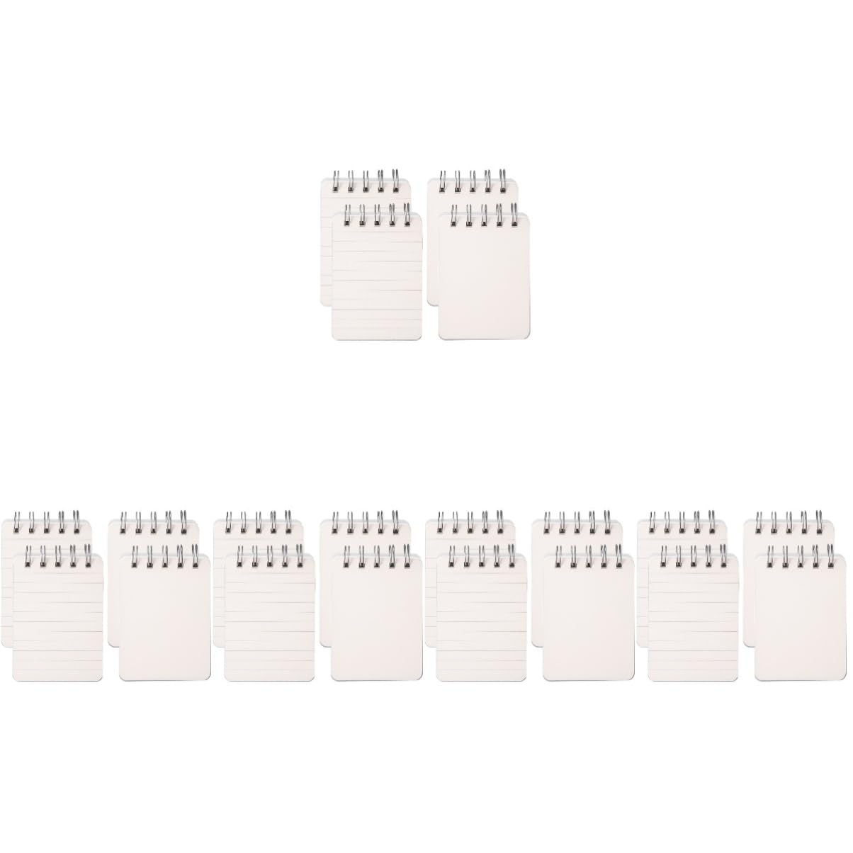 NUOBESTY 5 Ensembles Mini Cahier Travelers Notebook Cahier De Note Notepad Cahier Numérique Ventilateurs Portables Petit Mini Bloc-notes Accessoires D'écriture Papier Blanche 4 Pièces * 5