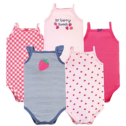 Image of Hudson Baby Unisex Baby Cotton Sleeveless Bodysuits
