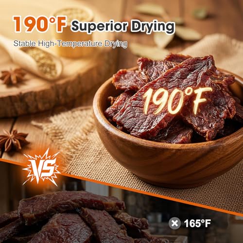 Image of Food-Dehydrator Machine 12 Trays,1000W Meat Dehydrator for Jerky Beef Maker