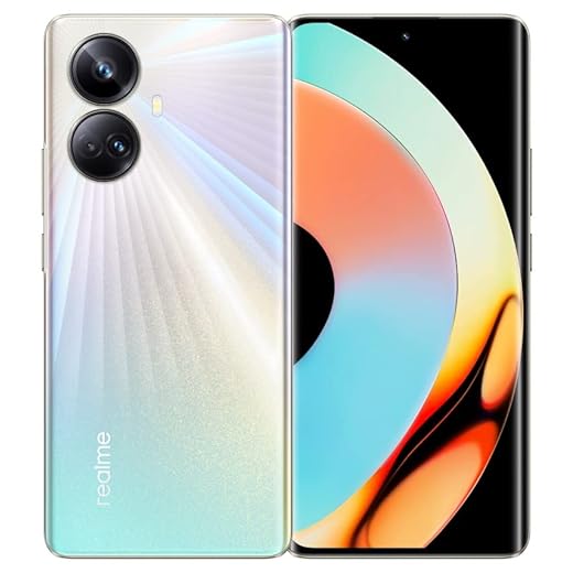 Smartphone realme 10 Pro+ Memória 12+256GB Câm. 108MP Tela curva 6.7" Carregador rápido 67W 2 Chips