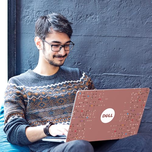 Image of Galaxsia Pattern D018 Top+Wrist Pad Vinyl Laptop Skin /Sticker /Cover Upto 15.6 Inches Laptops Laminated-Removable-HD Quality Compatible for Hp-Dell-Sony-Lenovo-Asus etc.(15x10 Inches)