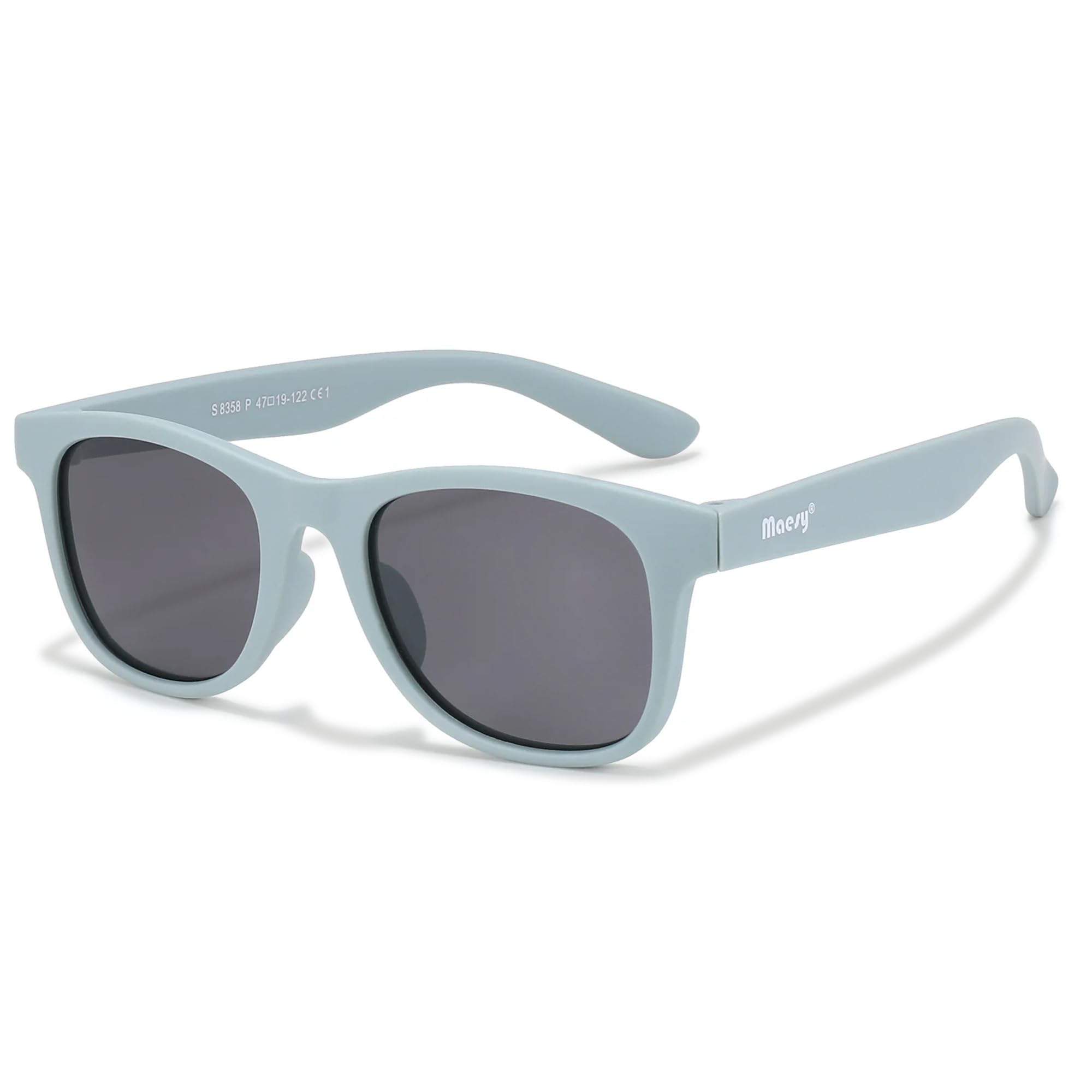 Lunettes de Soleil Enfants - 3-6 Ans - Protection UV400 Polarised - Cadre Flexible et Pliable - Lunettes de Soleil Sûres et Confortables pour Tout-Petits et Enfants d'Âge Préscolaire - Lino