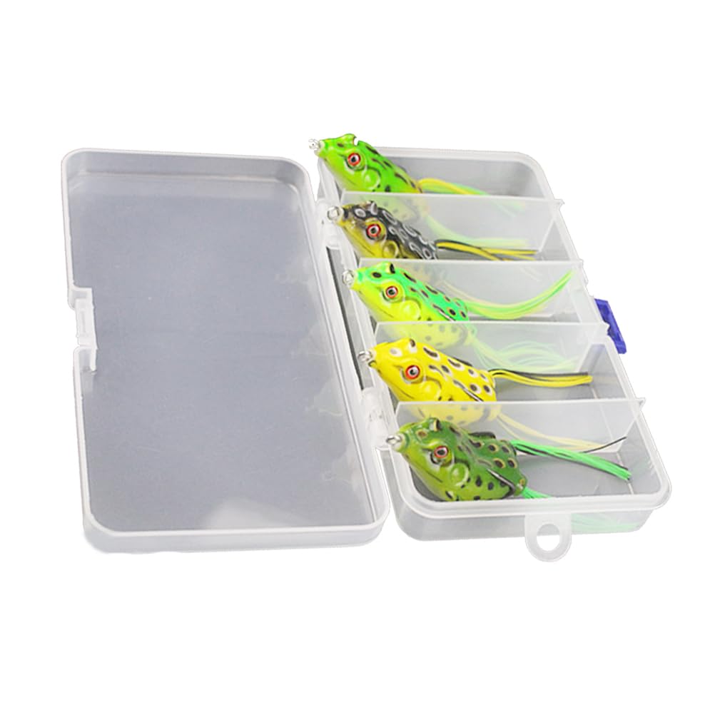 WINOMO Thunder Frog Simulation Box Angelköder im Meer, 5 Stück