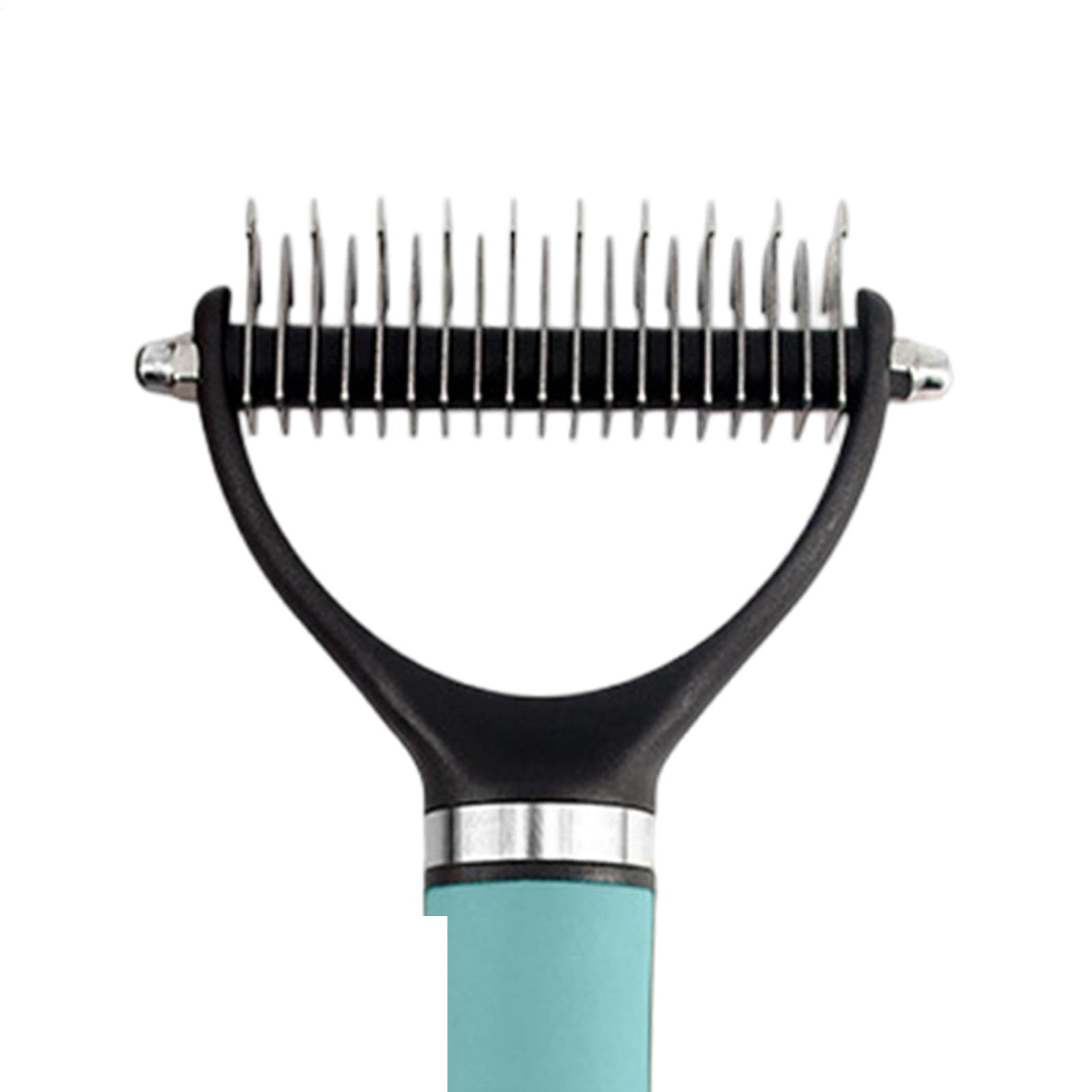Brosse anti-chute pour chien à poils courts Démêlante et auto-nettoyante à | Kit brosse anti-chute pour chat Pour chats, lapins et animaux à poils longs et courts