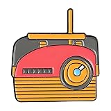 Style élégant de broche cassette avec facteur nostalgique pour personnaliser votre tenue