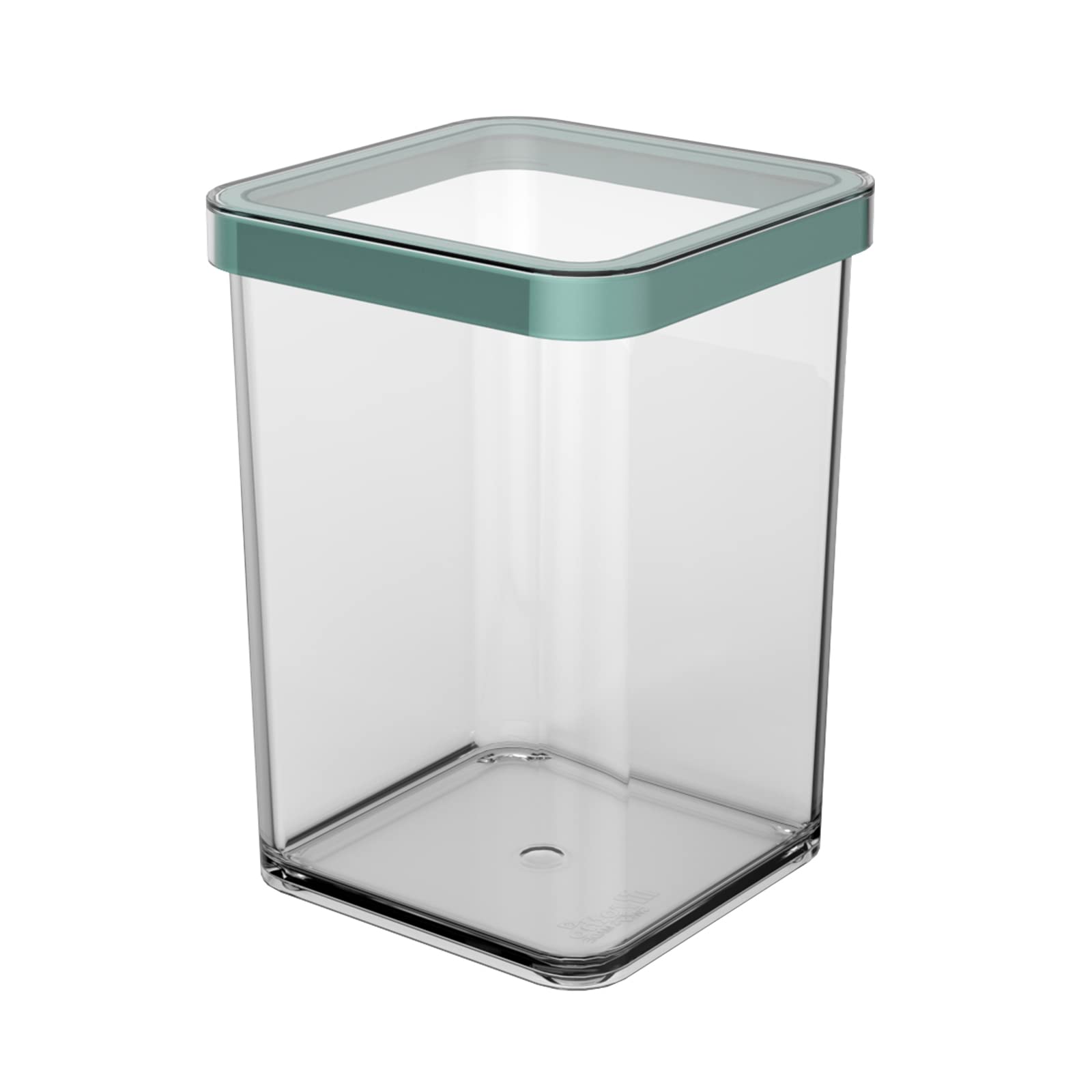 Rotho Loft 1l Square Storage Jar - BPA-Free Food Container with Lid
