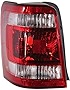 Evan-Fischer Tail Light Lens and Housing Compatible with 2008-2012 Ford Escape Driver Side