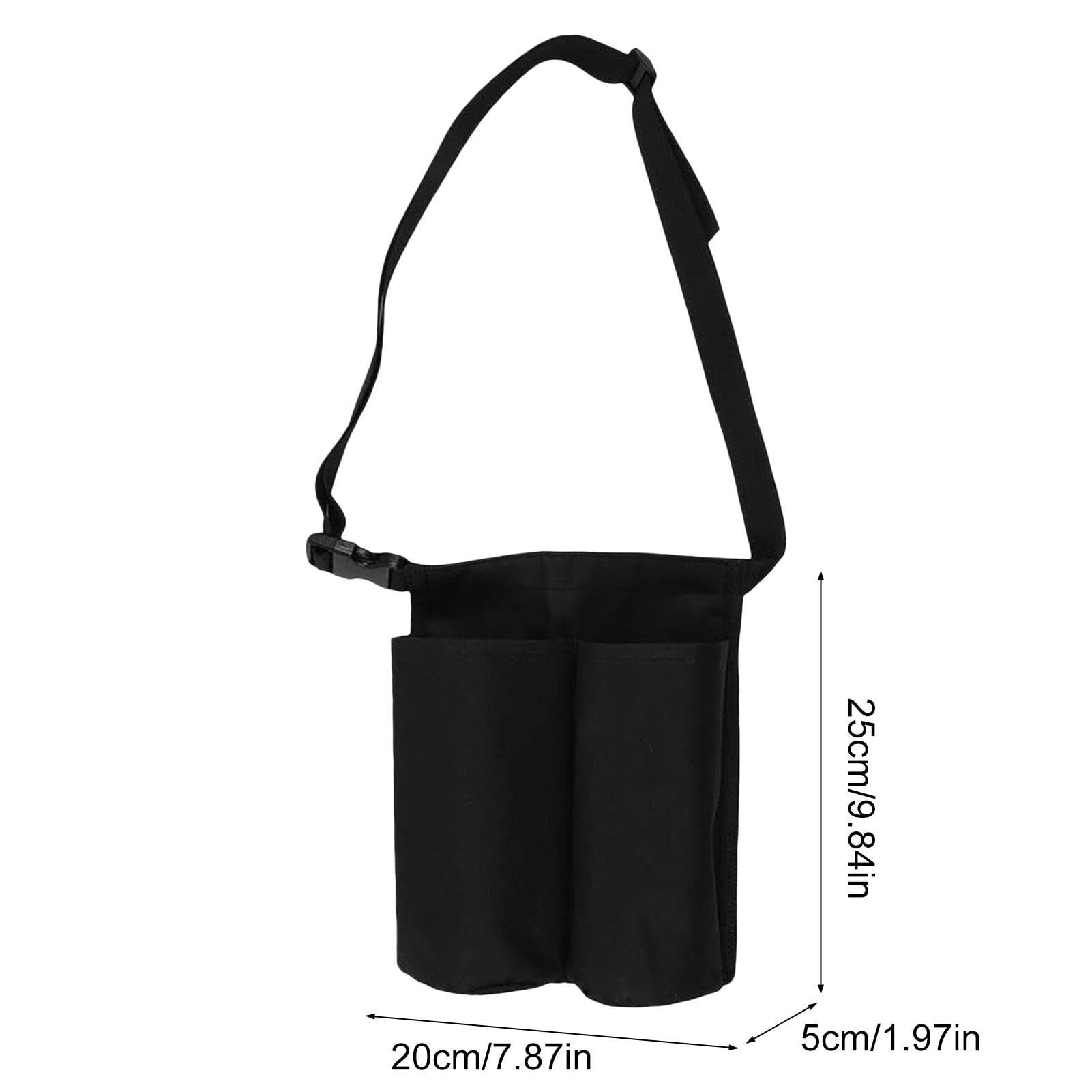 Cintura con Fondina per Massaggio | Fondina per Cintura con Olio da Massaggio a 2 Tasche | Fondina per lozione per massaggiatore, Marsupio distributore di Olio per lozione Portatile