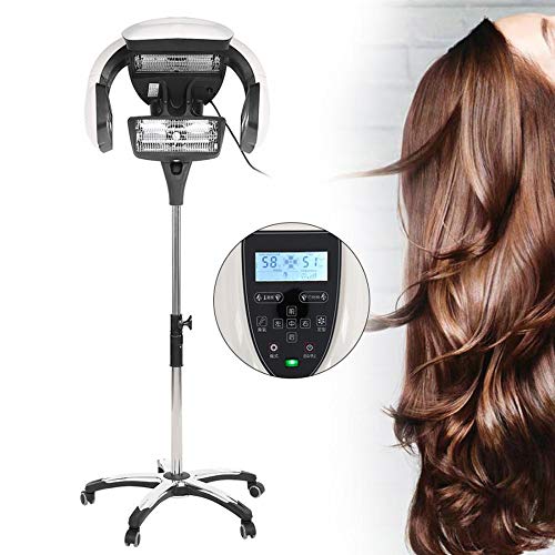 Infrarot-Trockenhaube Strahler Profi Haartrockner Mit Stativ Haar Prozessor Hair Dryer Haarpflege O3 Stand-Up-Prozessor Timer Perm Farbe Heizung