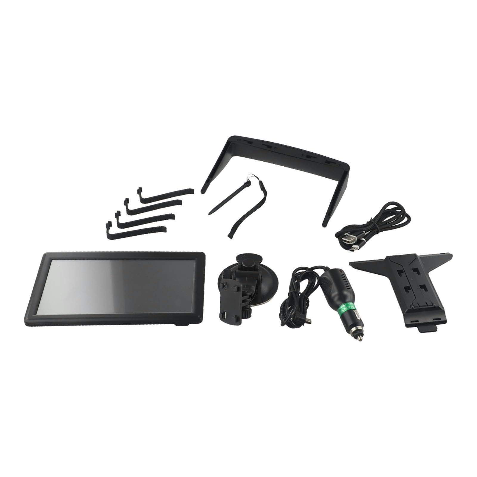 Navegación GPS de 7 pulgadas, para el Reino Unido y Europa, 8 GB 256 MB de RAM, guía de voz, pantalla visible a la luz solar, alertas de cámara de velocidad, para conductor de camión