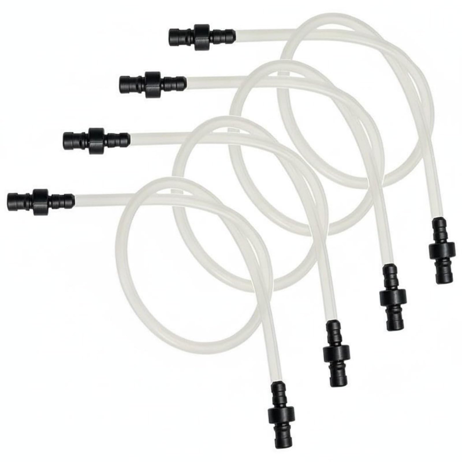 Heat Resistant Silicone Milk Tube Set Easy to Clean Milk Frother Hose Kit, 4PCS Hose Set-image-45